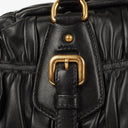 Prada Nappa Gaufre'An Nero Shoulder Bag