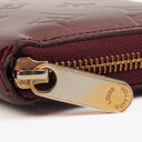 Louis Vuitton Rouge Fauviste Vernis Zippy Wallet