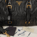 Prada Nappa Gaufre'An Nero Shoulder Bag