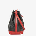 Louis Vuitton Noe GM Bi-Colour Black and Red EPI Leather Shoulder Bag