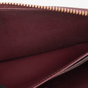 Louis Vuitton Rouge Fauviste Vernis Zippy Wallet
