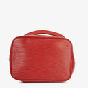 Louis Vuitton Noe GM Bi-Colour Black and Red EPI Leather Shoulder Bag