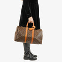Louis Vuitton Keepall 45 Monogram Canvas Travel Bag