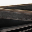 Balenciaga Grey Lambskin Leather Bi-Fold Long Continental Wallet