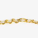 Chanel Medium Classic Vintage Double Flap Bag In White Quilted Lambskin And 24K Gold-Plated Hardware