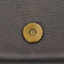 Balenciaga Grey Lambskin Leather Bi-Fold Long Continental Wallet