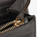 Balenciaga Grey Lambskin Leather Bi-Fold Long Continental Wallet
