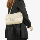 Sac à rabat unique Chanel Mixed