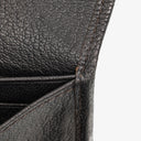 Balenciaga Grey Lambskin Leather Bi-Fold Long Continental Wallet