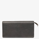 Balenciaga Grey Lambskin Leather Bi-Fold Long Continental Wallet