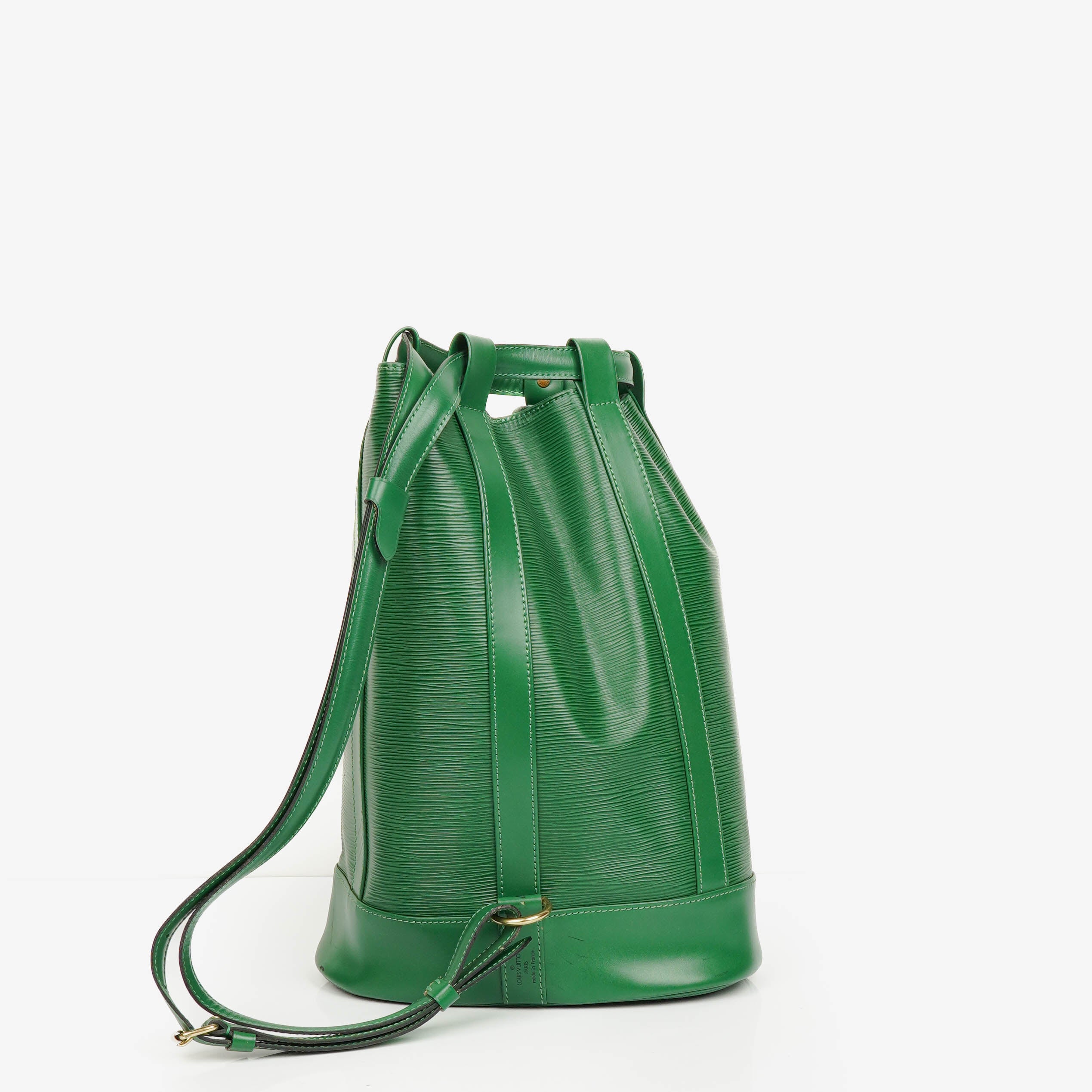 Sac à dos Louis Vuitton Randonnee PM en cuir EPI vert