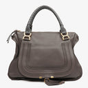 Chloe Marcie Leather Top Handle Shoulder Bag