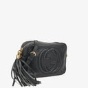 Gucci Soho Disco Navy Leather Shoulder Bag
