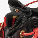 Louis Vuitton Noe GM Bi-Colour Black and Red EPI Leather Shoulder Bag