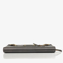 Balenciaga Grey Lambskin Leather Bi-Fold Long Continental Wallet