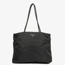 Prada Balck Nylon Tote Bag