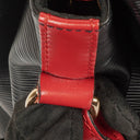 Louis Vuitton Noe GM Bi-Colour Black and Red EPI Leather Shoulder Bag