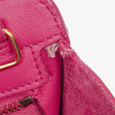 Yves Saint Laurent Pink Smooth Calfskin Leather Monogram Cabas Bag