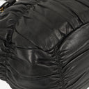 Prada Nappa Leather Gaufre Black Tote Bag