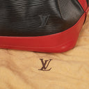 Louis Vuitton Noe GM Bi-Colour Black and Red EPI Leather Shoulder Bag