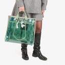 Chanel Transparent Multicolor Quilted PVC Coco Splash Tote Bag