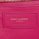 Yves Saint Laurent Pink Smooth Calfskin Leather Monogram Cabas Bag