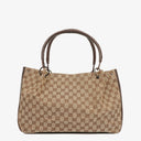 Gucci Brown GG Canvas Tote Bag