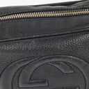Gucci Soho Disco Navy Leather Shoulder Bag