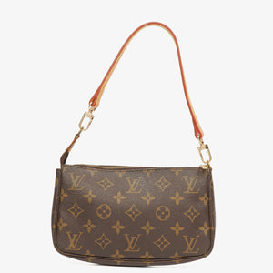 Louis Vuitton Pochette Accessoires Monogram Canvas Clutch Handbag