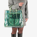 Chanel Transparent Multicolor Quilted PVC Coco Splash Tote Bag