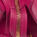 Yves Saint Laurent Pink Smooth Calfskin Leather Monogram Cabas Bag
