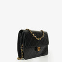 Chanel Classic Single Flap Bag Black Quilted Lambskin With 24K Gold-Plated Hardware