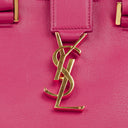 Yves Saint Laurent Pink Smooth Calfskin Leather Monogram Cabas Bag