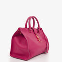 Yves Saint Laurent Pink Smooth Calfskin Leather Monogram Cabas Bag