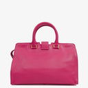 Yves Saint Laurent Pink Smooth Calfskin Leather Monogram Cabas Bag