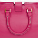Yves Saint Laurent Pink Smooth Calfskin Leather Monogram Cabas Bag
