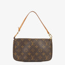 Louis Vuitton Pochette Accessoires Monogram Canvas Clutch Handbag
