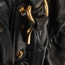 Prada Nappa Leather Gaufre Black Tote Bag