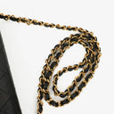 Chanel Classic Single Flap Bag Black Quilted Lambskin With 24K Gold-Plated Hardware