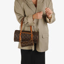 Louis Vuitton Papillon 30 Vintage Monogram Canvas Handbag With Mini Papillon Pochette