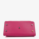 Yves Saint Laurent Pink Smooth Calfskin Leather Monogram Cabas Bag
