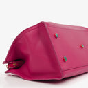 Yves Saint Laurent Pink Smooth Calfskin Leather Monogram Cabas Bag