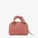 Loewe Micro Mini Amazona Dusty Rose Leather Bag