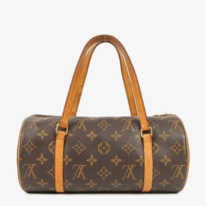 Louis Vuitton Papillon 25 Vintage Monogram Canvas Handbag