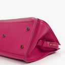 Yves Saint Laurent Pink Smooth Calfskin Leather Monogram Cabas Bag