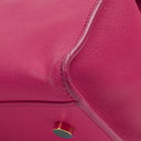 Yves Saint Laurent Pink Smooth Calfskin Leather Monogram Cabas Bag
