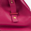 Yves Saint Laurent Pink Smooth Calfskin Leather Monogram Cabas Bag