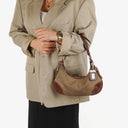 Prada Canapa Logo Hobo Shoulder Bag