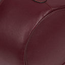 Petit sac seau en cuir bordeaux Must De Cartier