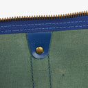 Louis Vuitton Keepall 45 Blue EPI Leather Travel Bag